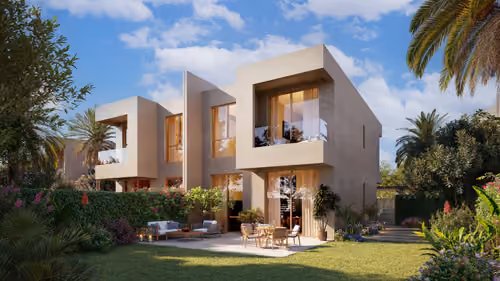 Duplex · garden side